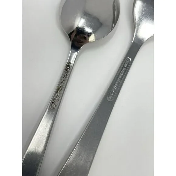 International Lyon NEW CHARM Stainless Teaspoon 5 7/8” & Salad Fork 7 1/8” - Picture 6 of 7